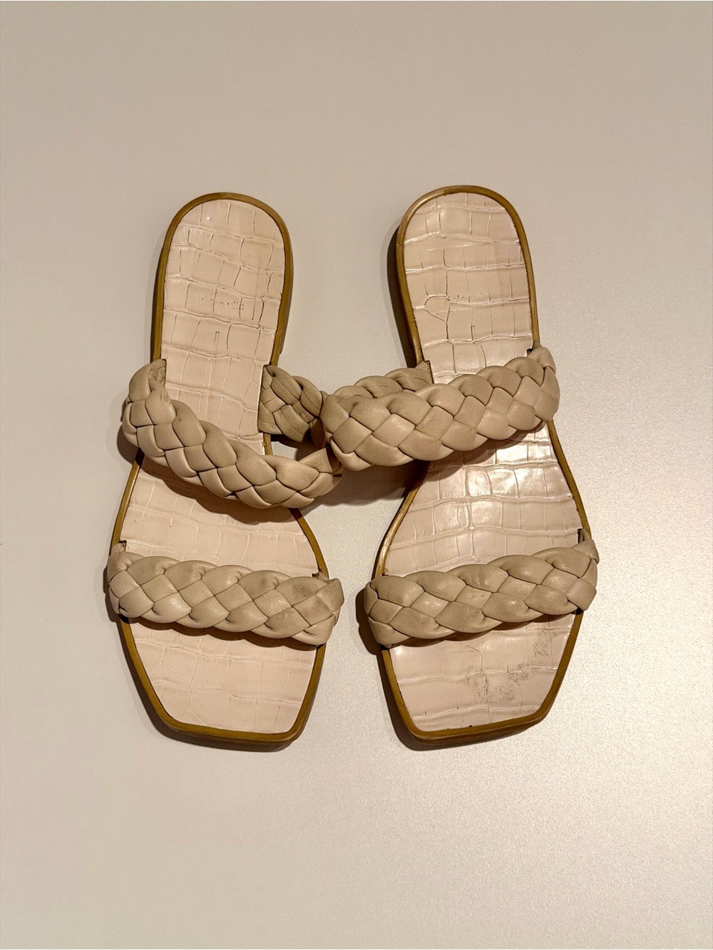 Dolce Vita cream sandals